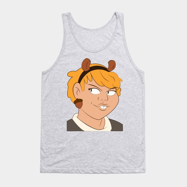 Squirrel Girl Character Portrait Tank Top by Avengedqrow